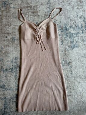 Ribbed tight dress
